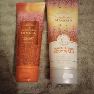 Bath and Body Works lotion and body wash